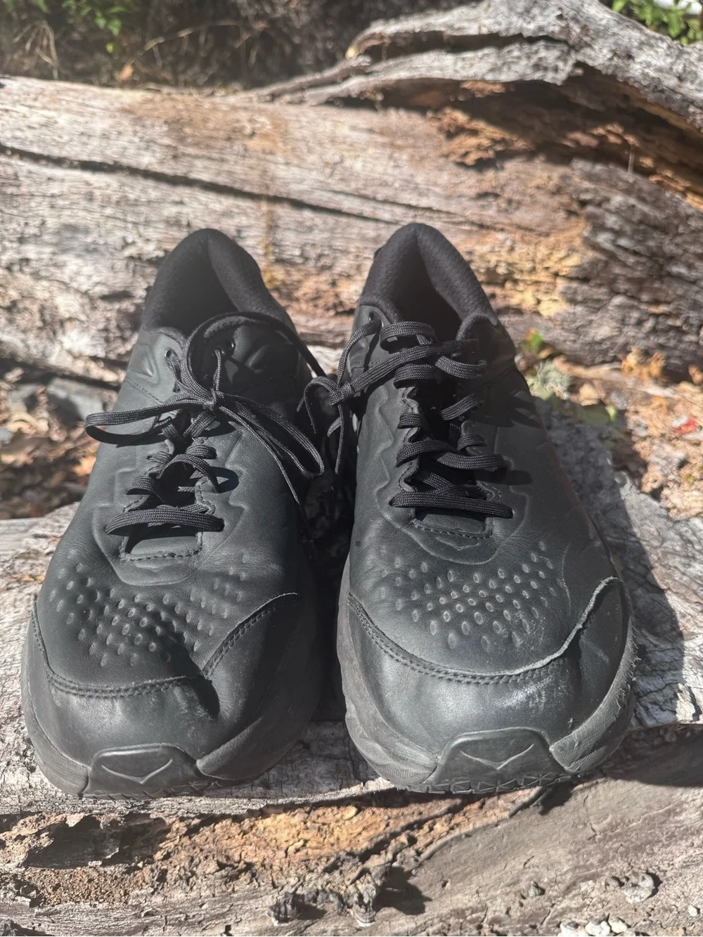 Hoka One One Bondi SR Wide Women's Size 14 2E Black Slip Resistant Shoes